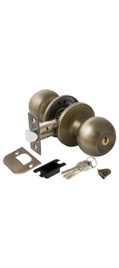 Ручка защелка DK672 MAB-ET (6072 MAB-E) (кл./фик.) мат. бронза