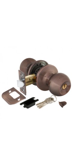 Ручка защелка DK672 AC-ET (6072 AC-E) (кл./фик.) медь