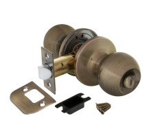 Ручка защелка DK672 AB-BK (6072 AB-B) (фик.) бронза