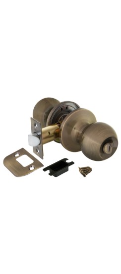 Ручка защелка DK672 AB-BK (6072 AB-B) (фик.) бронза