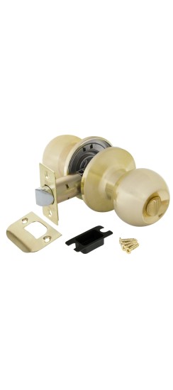 Ручка защелка DK672 SB-BK (6072 SB-B) (фик.) мат. золото