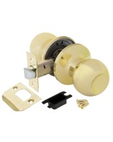 Ручка защелка DK672 PB-PS (6072 PB-P) (без фик.) золото