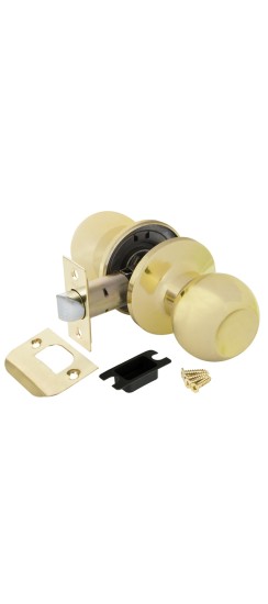 Ручка защелка DK672 PB-PS (6072 PB-P) (без фик.) золото