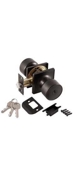 Ручка защелка DK772/BL BL-ET (кл./фик.) черный