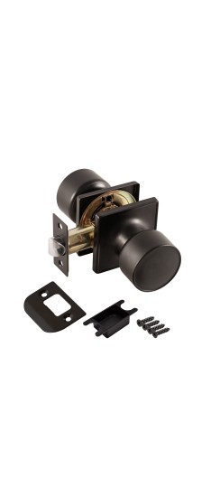 Ручка защелка DK772/BL BL-PS (без фик.)черный