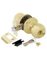 Ручка защелка DK672 PB-ET (6072 PB-E) (кл./фик.) золото