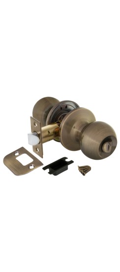 Ручка защелка DK682 AB-BK (6082 AB-B) (фик.) бронза