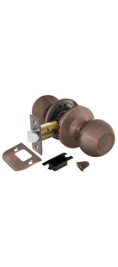 Ручка защелка DK672 AC-PS (6072 AC-P) (без фик.) медь