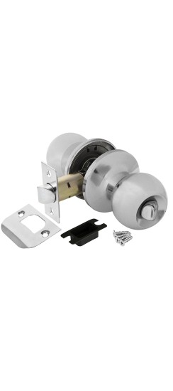 Ручка защелка DK682 CP-BK (6082 CP-B) (фик.) хром