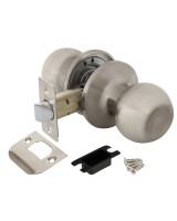 Ручка защелка DK672 SN-PS (6072 SN-P) (без фик.) мат. никель