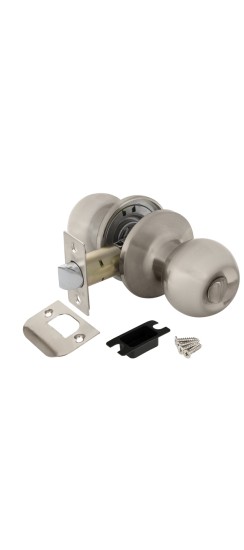 Ручка защелка DK672 SN-BK (6072 SN-B) (фик.) мат. никель