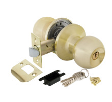 Ручка защелка DK672 SB-ET (6072 SB-E) (кл./фик.) мат. золото