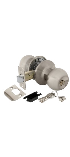 Ручка защелка DK672 SN-ET (6072 SN-E) (кл./фик.) мат. никель