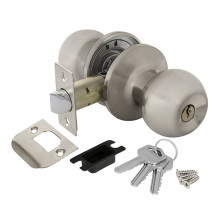 Ручка защелка DK682 SN-ET (6082 SN-E) (кл./фик.) мат. никель