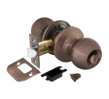 Ручка защелка DK672 AC-BK (6072 AC-B) (фик.) медь