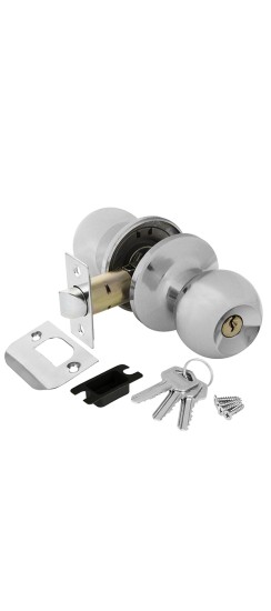 Ручка защелка DK682 CP-ET (6082 CP-E) (кл./фик.) хром