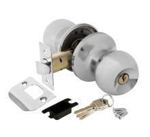 Ручка защелка DK672 CP-ET (6072 CP-E) (кл./фик.) хром