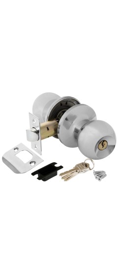 Ручка защелка DK672 CP-ET (6072 CP-E) (кл./фик.) хром