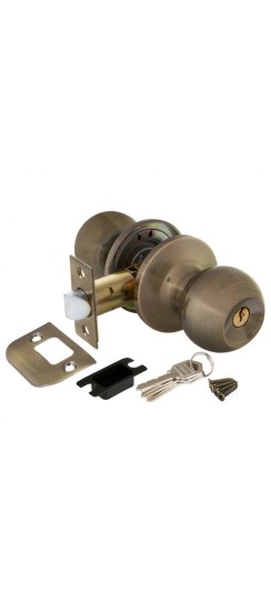 Ручка защелка DK682 AB-ET (6082 AB-E) (кл./фик.) бронза