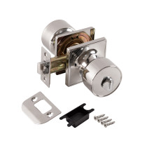 Ручка защелка DK772/BL CP-BK (фик.) хром