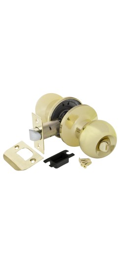 Ручка защелка DK682 PB-BK (6082 PB-B) (фик.) золото