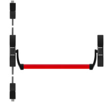 Ручка-штанга нажимная AP.1700C push-bar (ANTI-PANIC 1700С) с тягами для двухстворчатых дверей