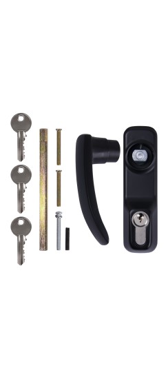 Ручка накладная AP.H-136 для узкопрофильных дверей с фиксацией ключом (для моделей 1700В и 1700С)