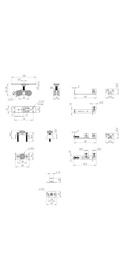 Комплект для синхронного открывания дверей SLD.Comfort-PRO.SET4.synchron/80 (Comfort - PRO SET 4)