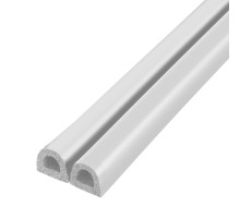 Уплотнитель самоклеящийся ADH/D-9x7,5mm, WHITE белый 100m