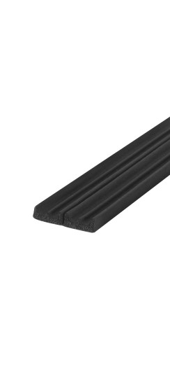 Уплотнитель самоклеящийся ADH/E-9x4mm BLACK черный 150m