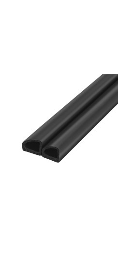 Уплотнитель самоклеящийся ADH/D-14,5x13,5mm (031), BLACK черный 100 m