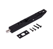 Упор дверной торцевой RIGEL16-140 (FB 140-16) BL-24 черный