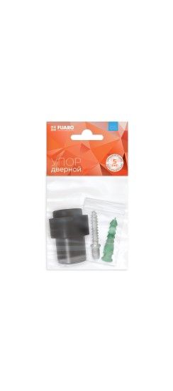 Упор дверной напольный STOPPER/14 (DS-14 ) BL-24 черный