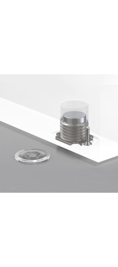 Упор дверной скрытый STELS TR Прозрачный