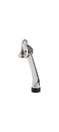 Упор дверной напольный STOPPER-100 SN (мат.никель) козья ножка