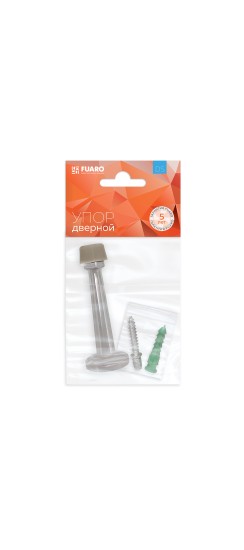 Упор дверной настенный STOPPER/15 (DS-15) CP-8 хром