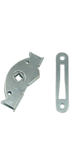 Завертка врезная ЗР3 с планкой цинк