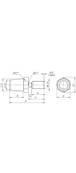 Противосъем M8x16/37