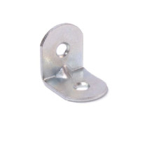 Кронштейн мебельный МК 20х20х16х1,5 цинк белый