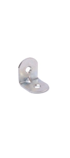 Кронштейн мебельный МК 20х20х16х1,5 цинк белый