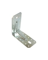 Уголок крепежный усиленный 125х125х65х1,8 цинк