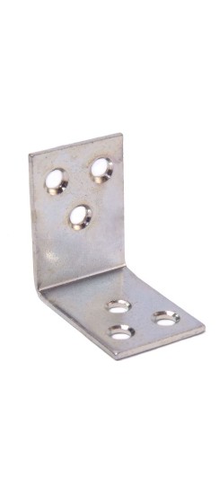 Уголок мебельный 40x02 (40х40х30х2) цинк белый