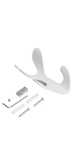 Крючок настенный MB-LM/K-005 WH белый