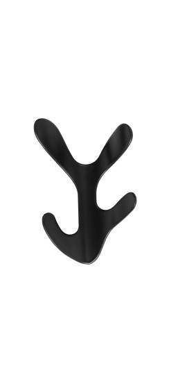 Крючок настенный MB-LM/K-005 BL черный