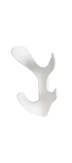 Крючок настенный MB-LM/K-005 WH белый