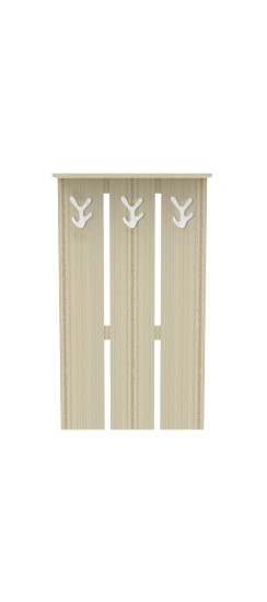 Крючок настенный MB-LM/K-005 WH белый