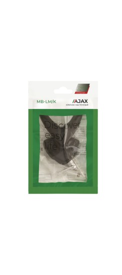 Крючок настенный MB-LM/K-003 BL черный