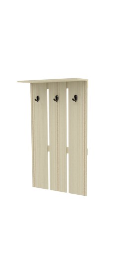 Крючок настенный MB-LM/K-001 BL черный