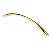 Ручка-скоба мебельная MB-H-004-128 мм PB золото