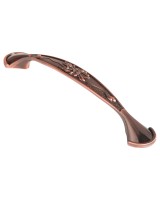 Ручка-скоба мебельная MB-H-001-128 мм AC медь